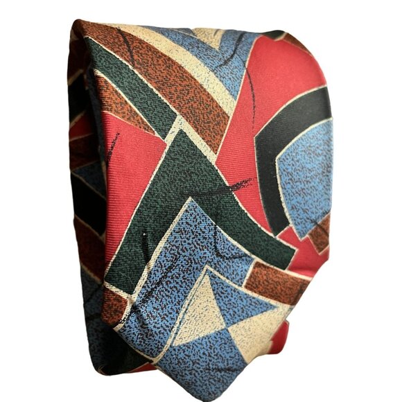 Luca Di Leonardo 100% Silk Art Deco Men´s Tie Milano...
